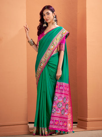 Elegant Patola Silk Saree S0018