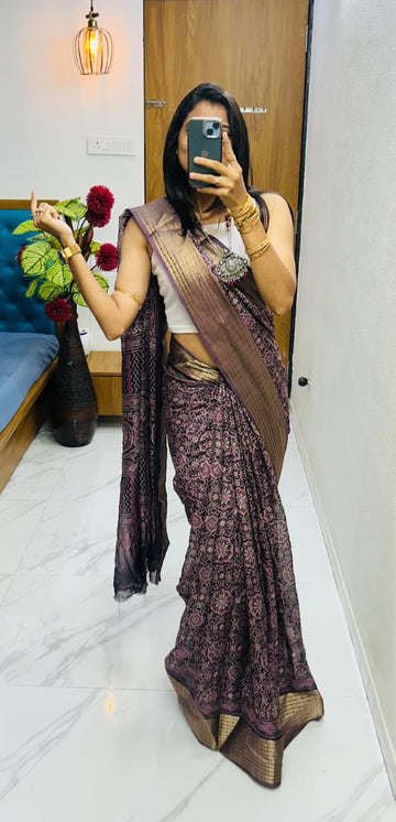 Heavy Marsh Mellow Saree S0037
