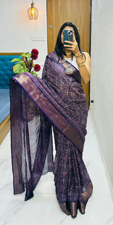 Heavy Marsh Mellow Saree S0039