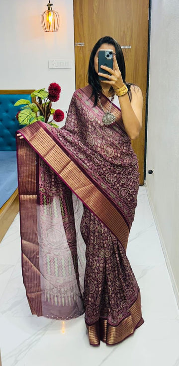 Heavy Marsh Mellow Saree S0040