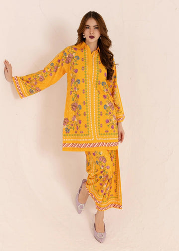 floral-printed Polycotton Co-ord Set C003