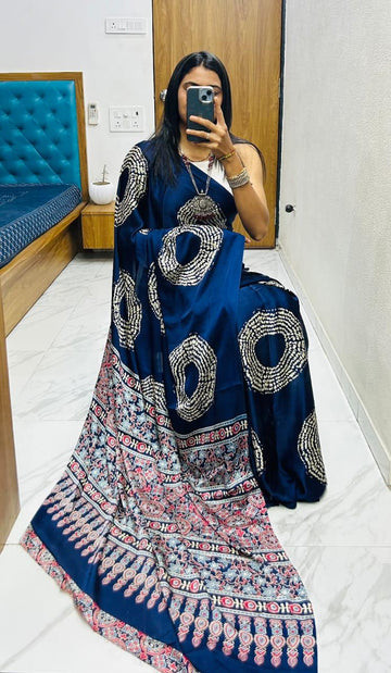 AJRAKH CLASSIC WITH A TWIST SAREE S0014