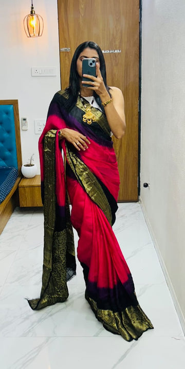 Kanjivaram Bandhani S001