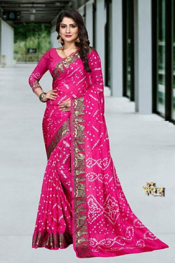 New Bandhani Saree β Traditional Charm with a Modern Touch S0057