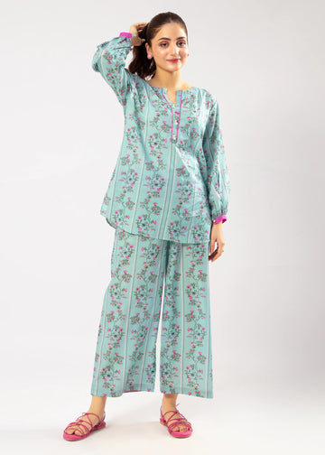 Mint Floral Co-ord Set for Women – Easy, Everyday Style - C020
