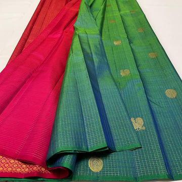 Banarasi Soft Silk Saree – Timeless Style with Copper Zari Highlights S0083