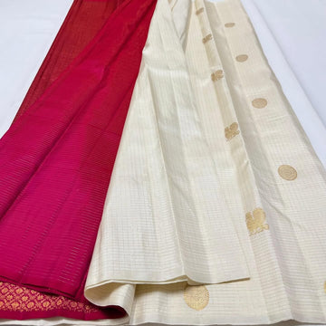 Banarasi Soft Silk Saree – Timeless Style with Copper Zari Highlights S0084