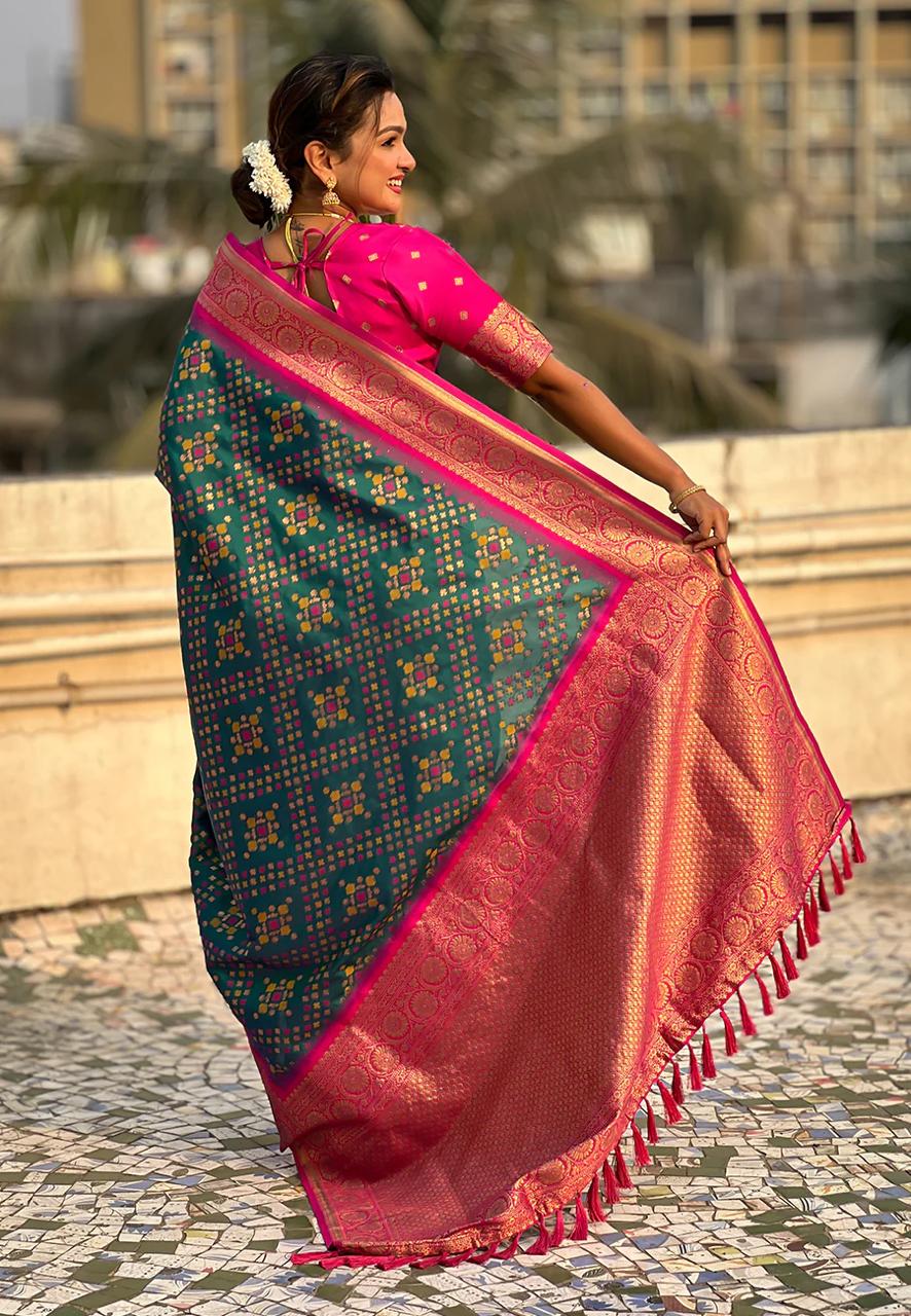 Graceful Banarasi Soft Silk Saree – Minimal Look, Luxurious Copper Zari S0092