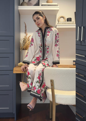 Trendy Floral Printed Co-ord Set for Women – Stylish & Comfy C022