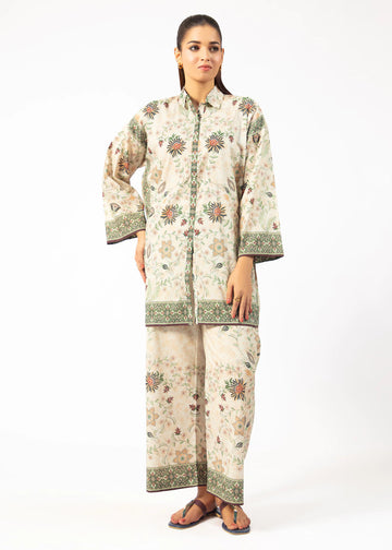 Vintage Garden Cotton Co-Ord Set – Floral Charm - C013