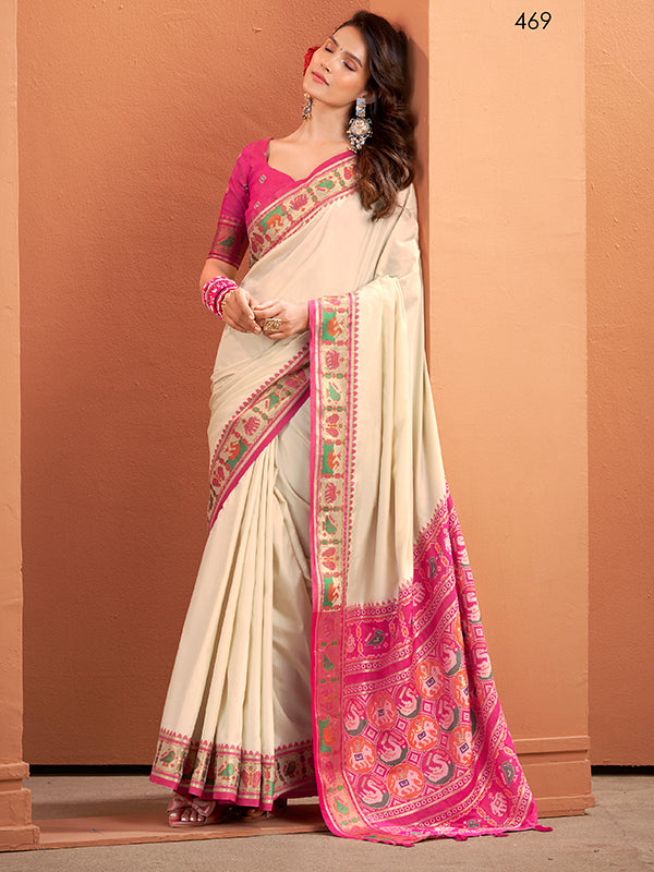 Elegant Patola Silk Saree S0018