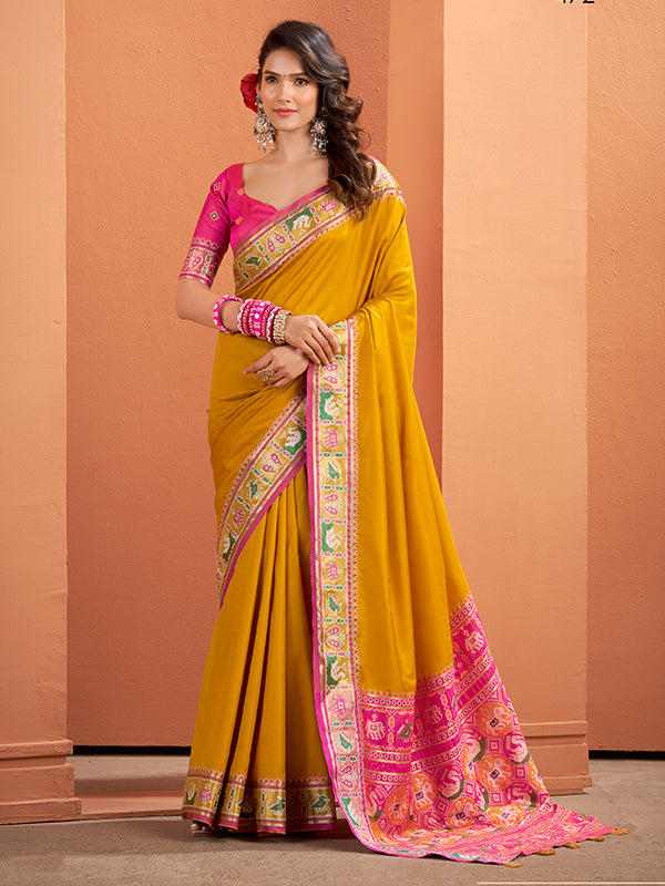 Elegant Patola Silk Saree S0018