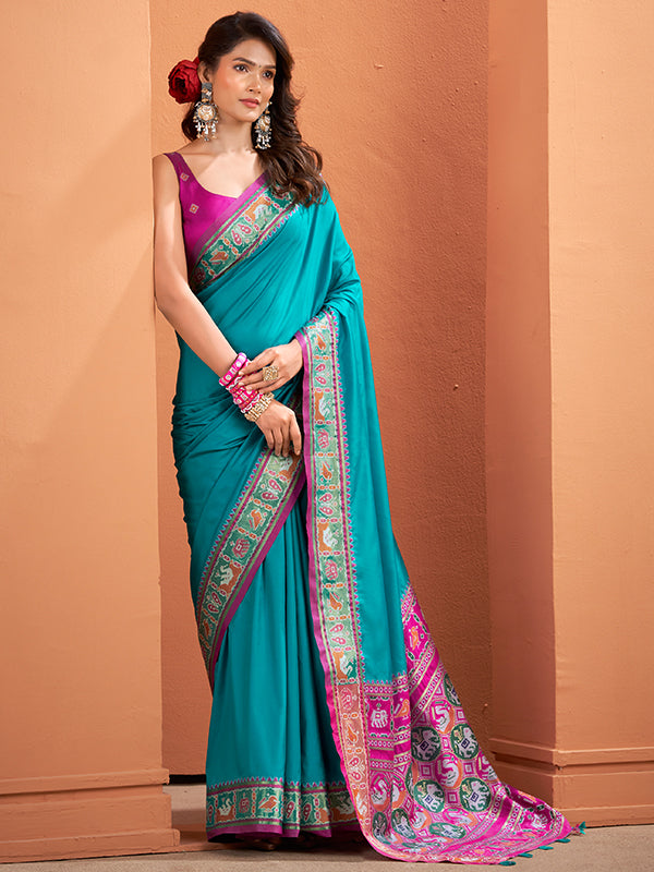 Elegant Patola Silk Saree S0018