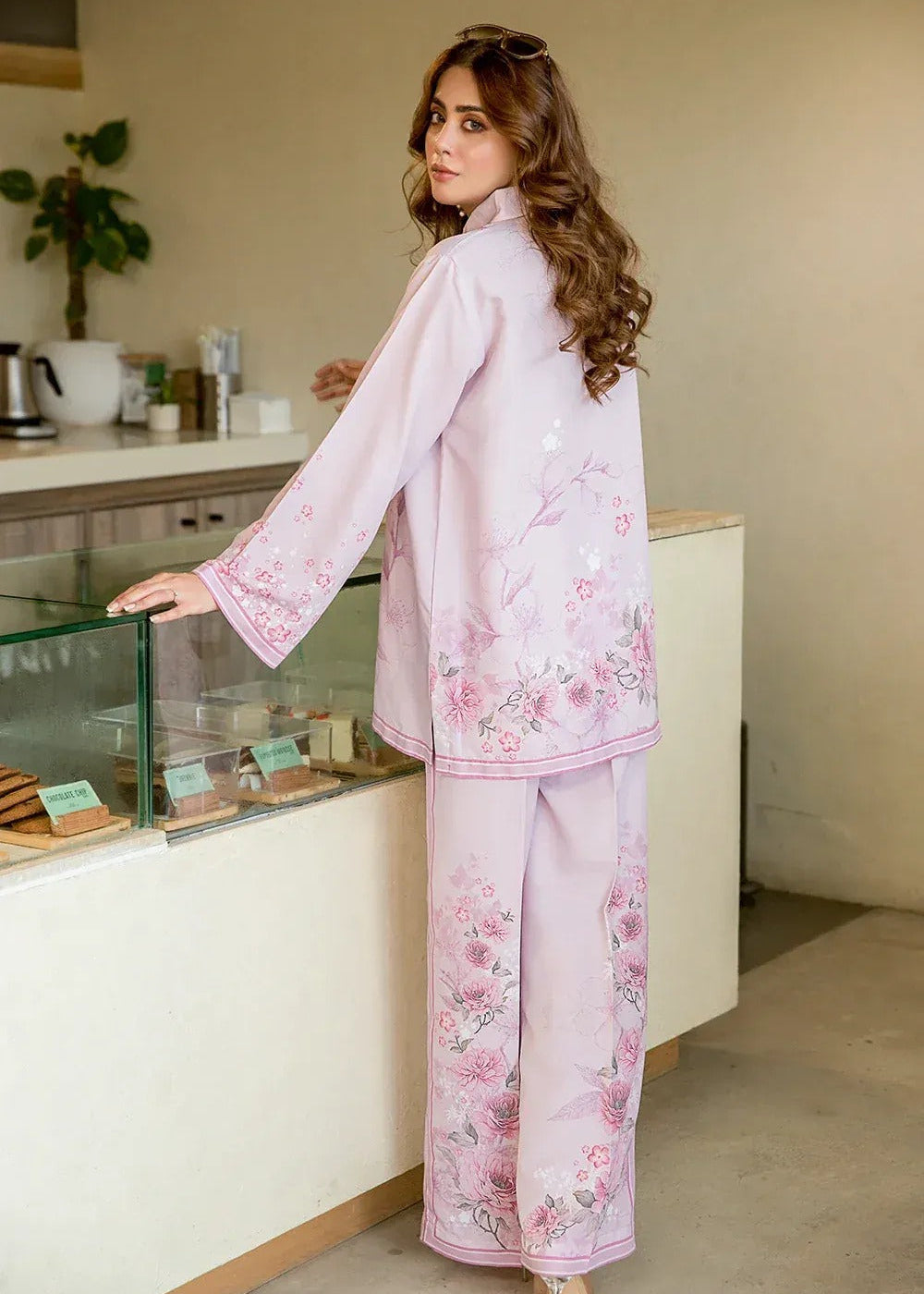 Pastel Perfection Lilac Floral Co-ord Set  C005