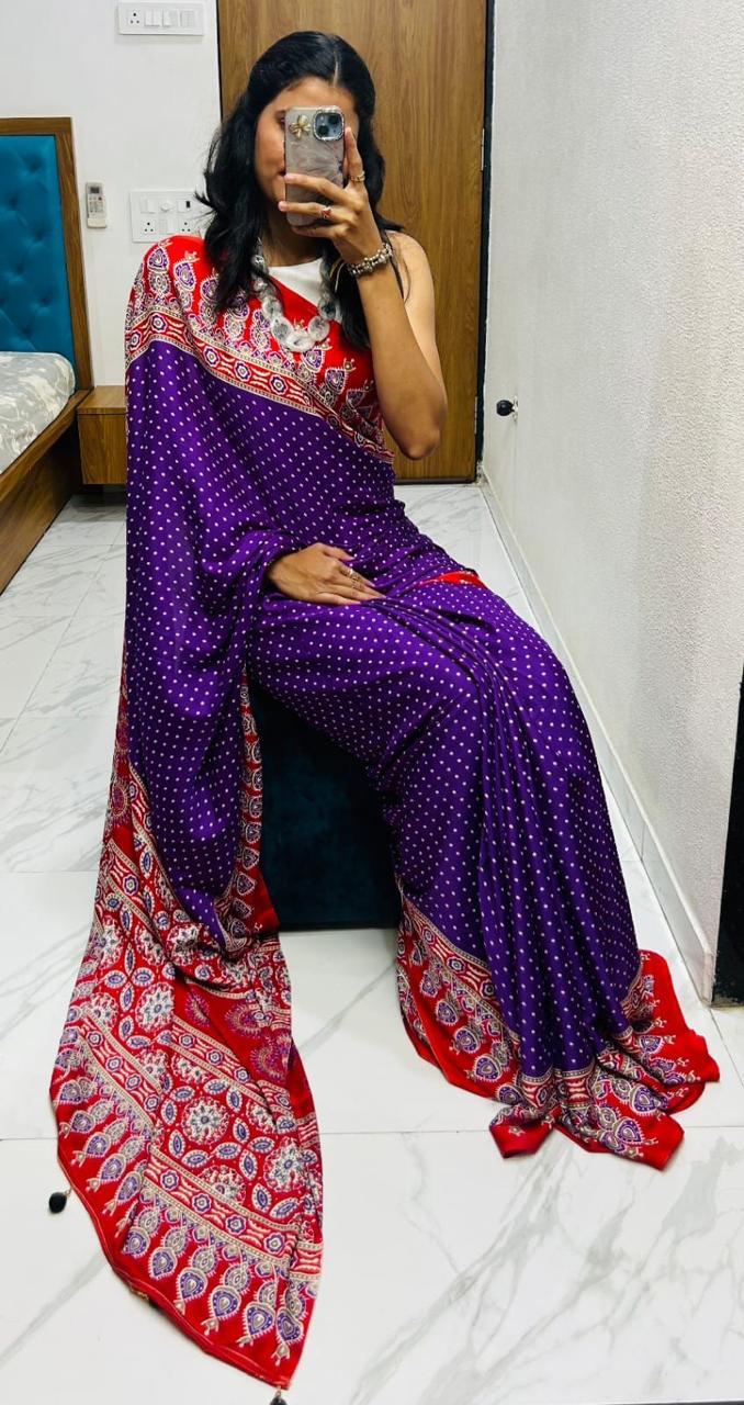 AJRAKH CLASSIC WITH A TWIST SAREE S0012