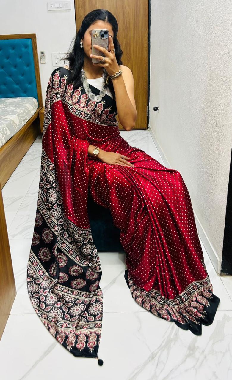 AJRAKH CLASSIC WITH A TWIST SAREE S0012