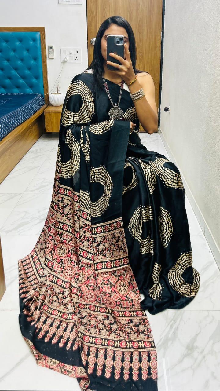 AJRAKH CLASSIC WITH A TWIST SAREE S0014
