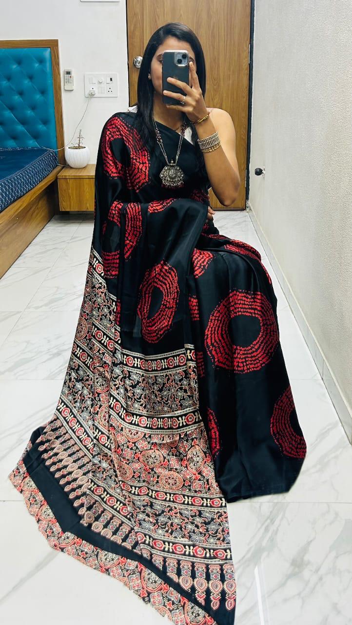 AJRAKH CLASSIC WITH A TWIST SAREE S0014