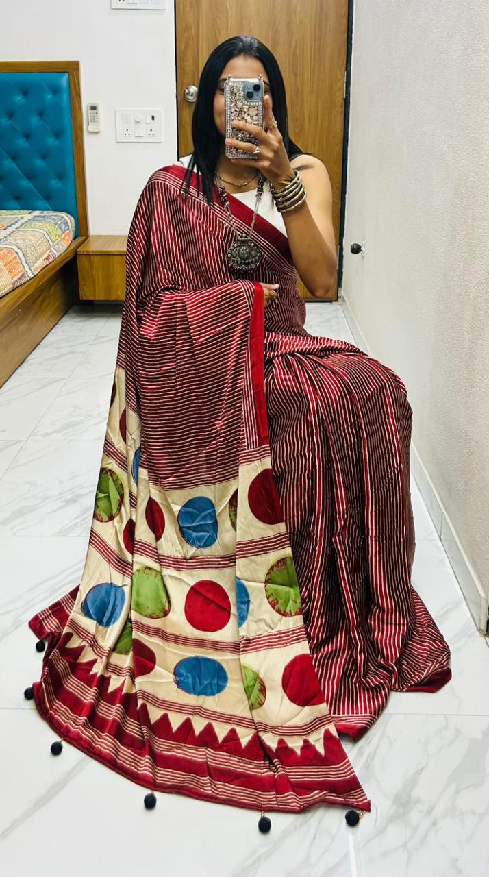 AJRAKH CLASSIC WITH A TWIST SAREE S0015