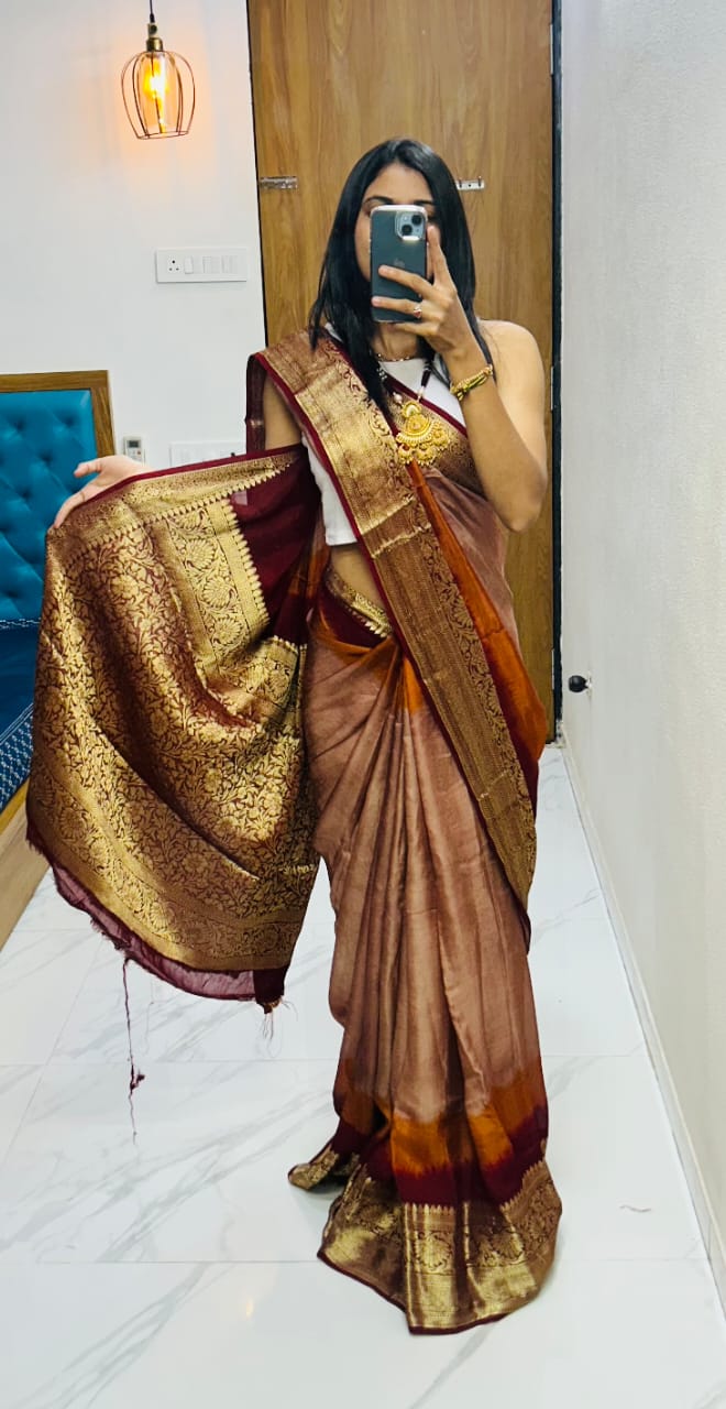Kanjivaram Bandhani S003