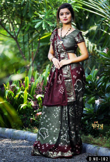New Bandhani Saree – Traditional Charm with a Modern Touch S0043