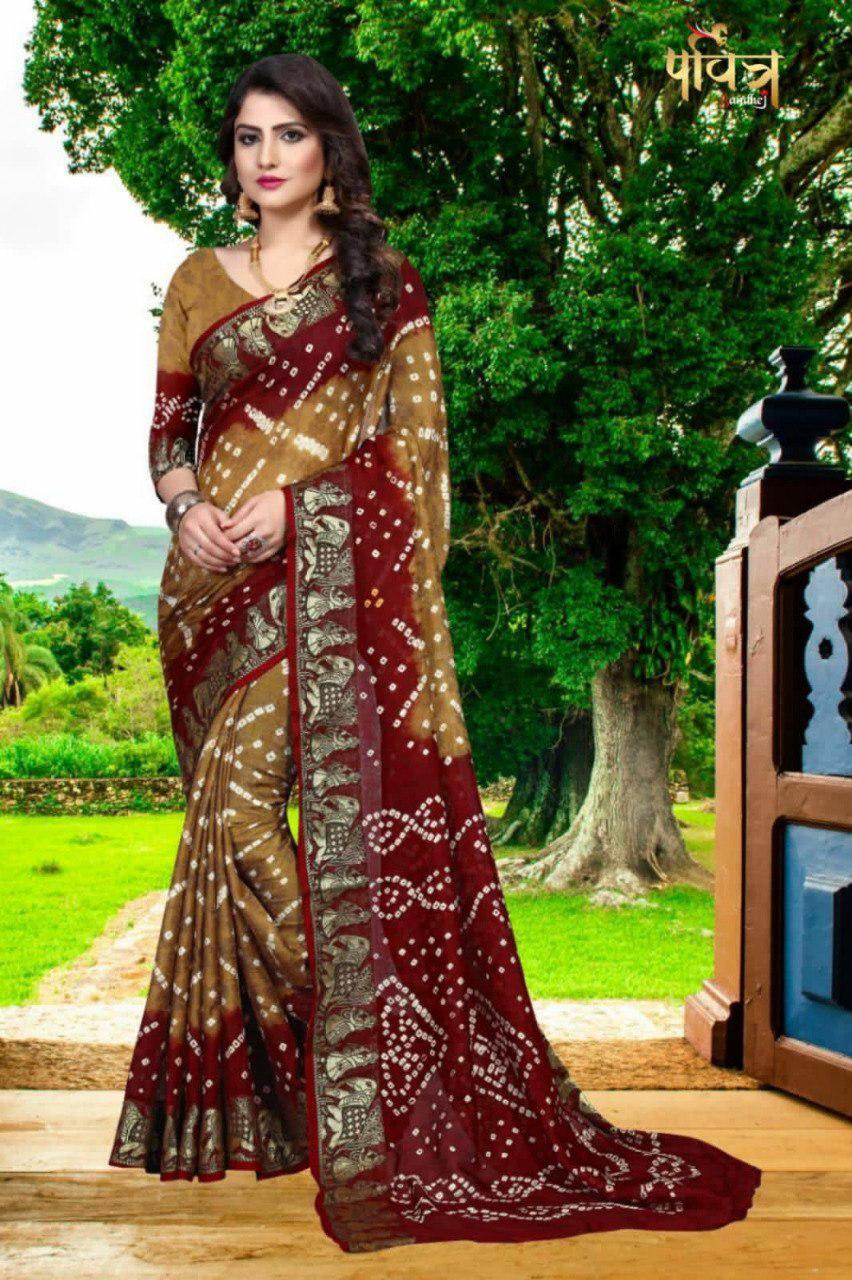 New Bandhani Saree – Traditional Charm with a Modern Touch S0051