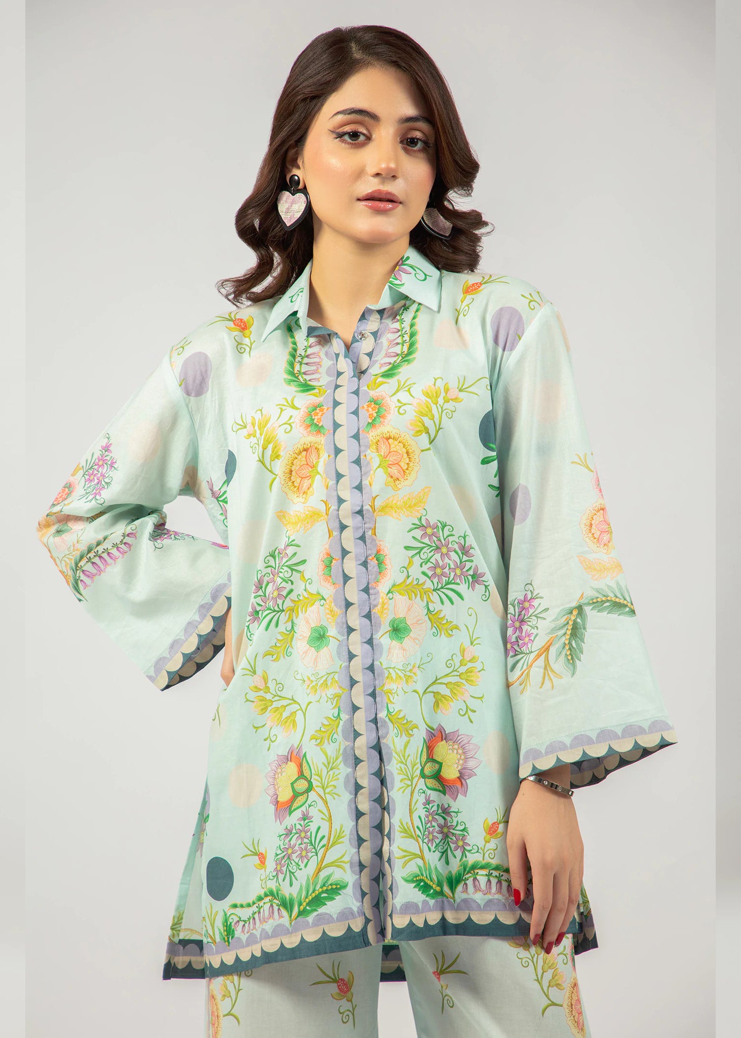Fashionable Printed Co-ord Set for Women - C015