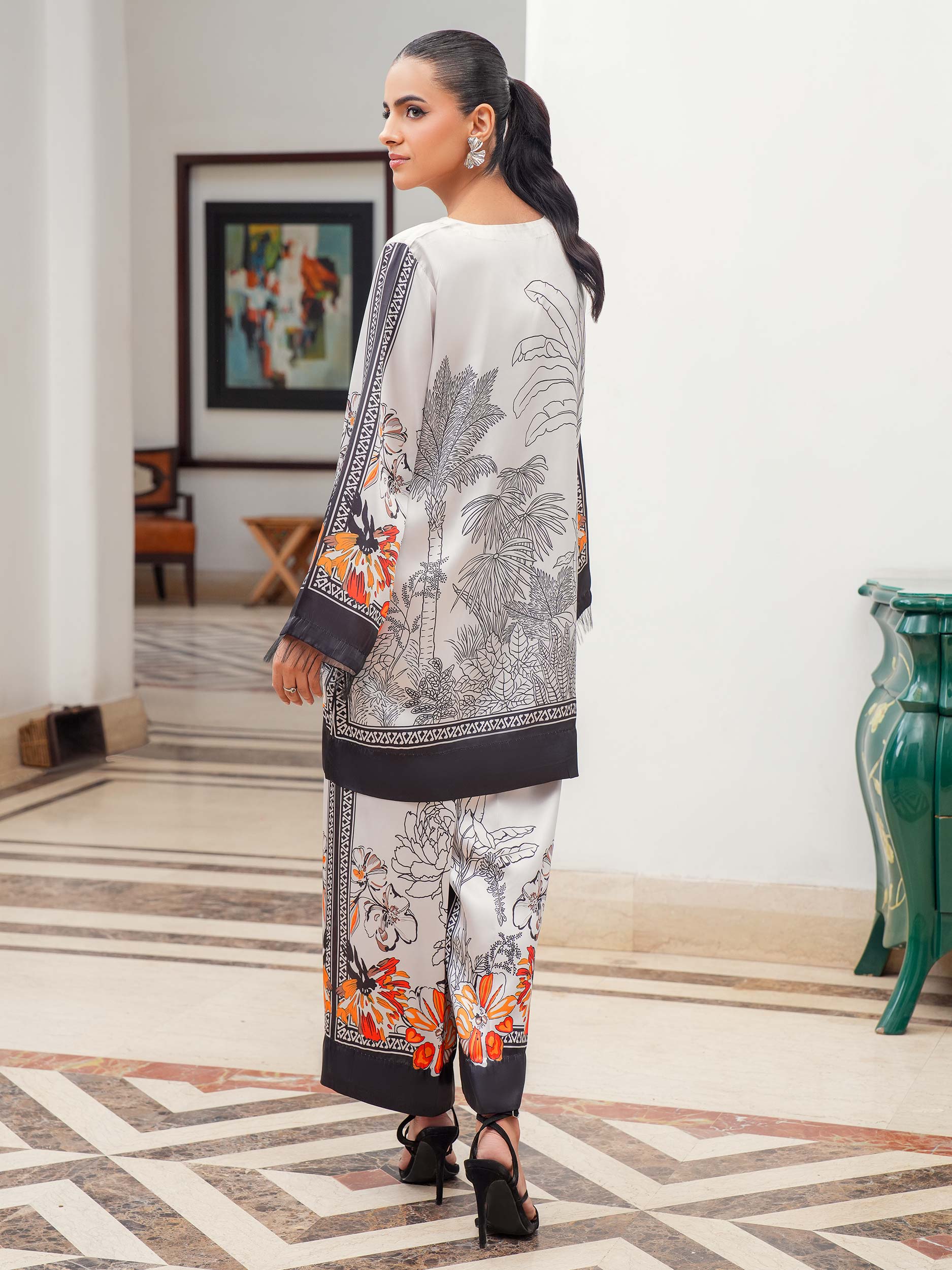 Mint Floral Co-ord Set for Women – Easy, Everyday Style - C021
