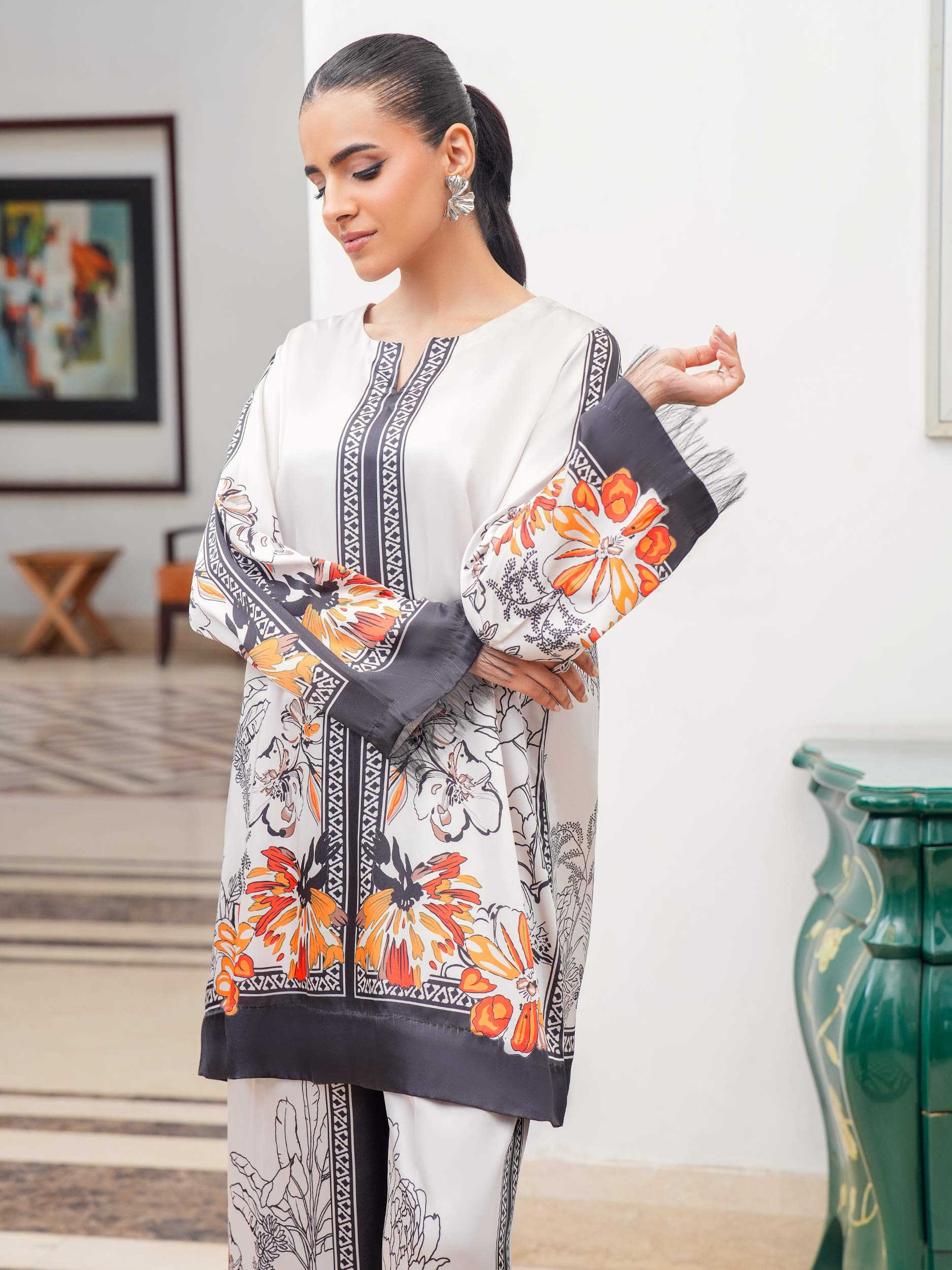 Mint Floral Co-ord Set for Women – Easy, Everyday Style - C021