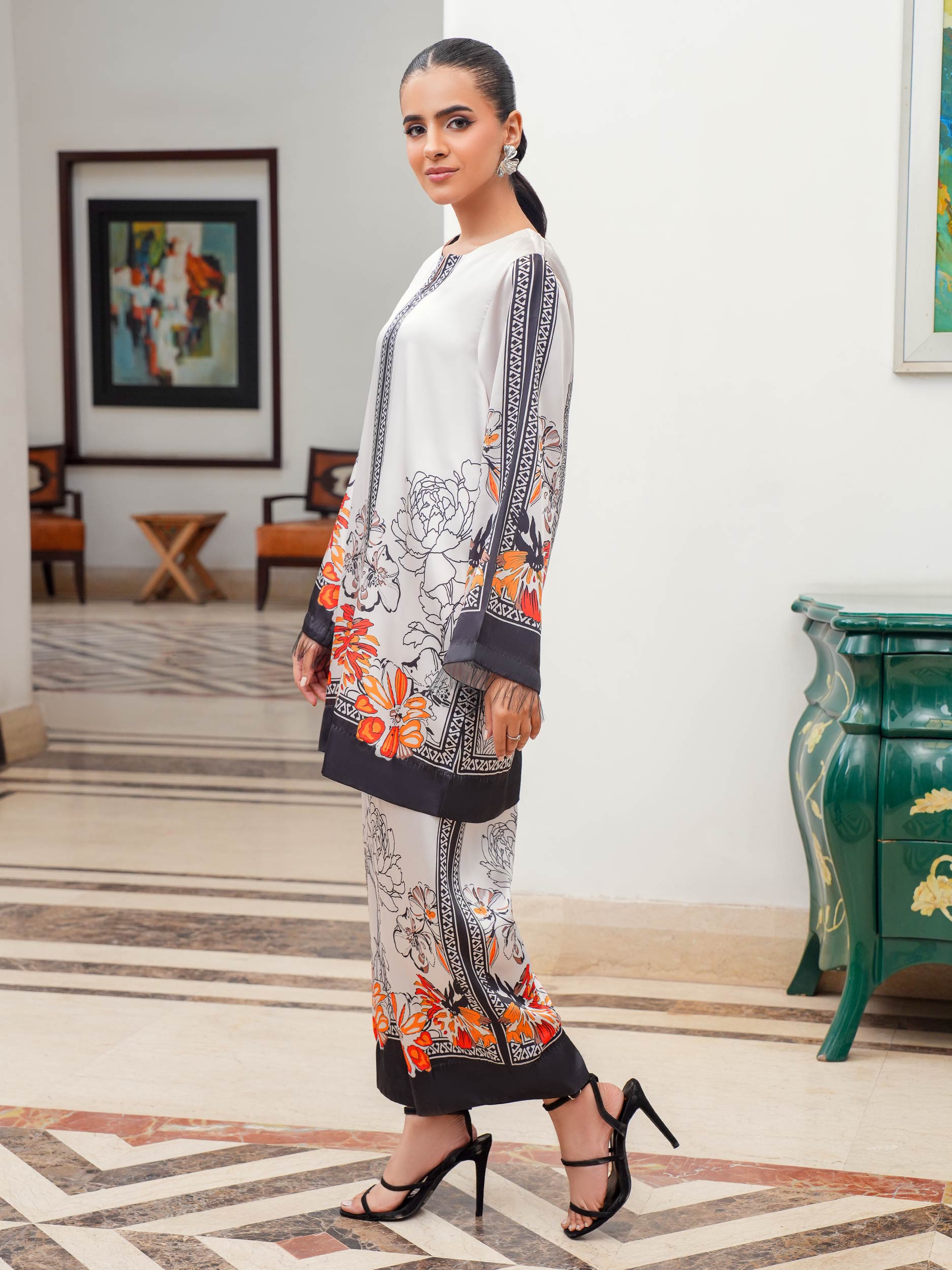Mint Floral Co-ord Set for Women – Easy, Everyday Style - C021