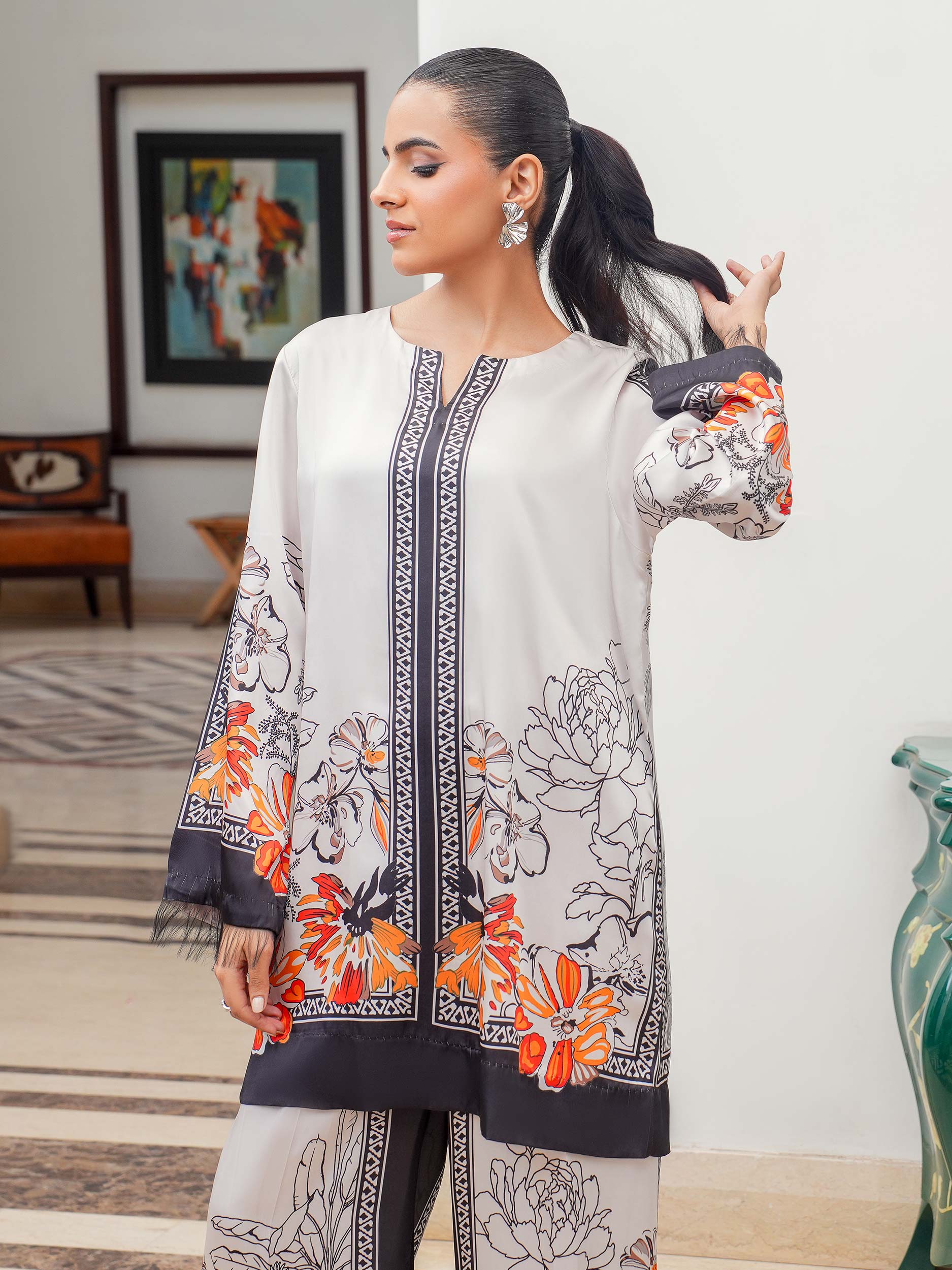 Mint Floral Co-ord Set for Women – Easy, Everyday Style - C021
