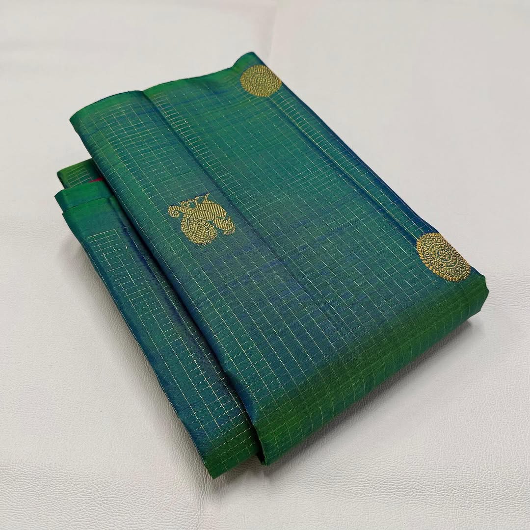 Banarasi Soft Silk Saree – Timeless Style with Copper Zari Highlights S0083
