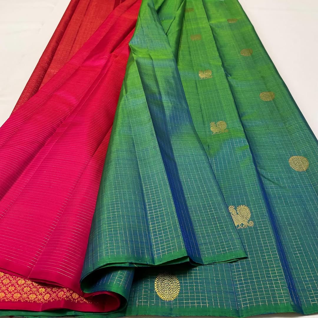Banarasi Soft Silk Saree – Timeless Style with Copper Zari Highlights S0083