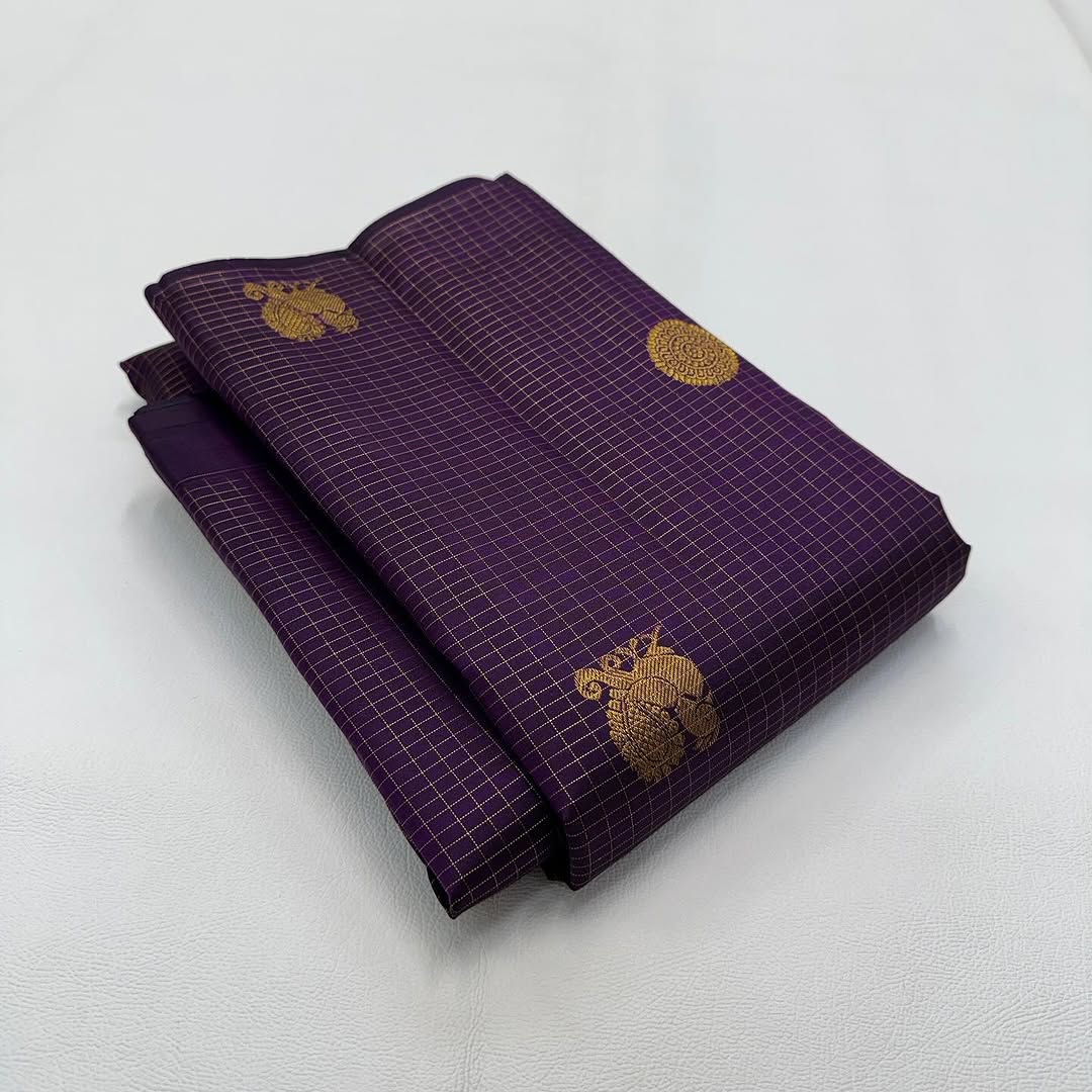 Banarasi Soft Silk Saree – Timeless Style with Copper Zari Highlights S0085
