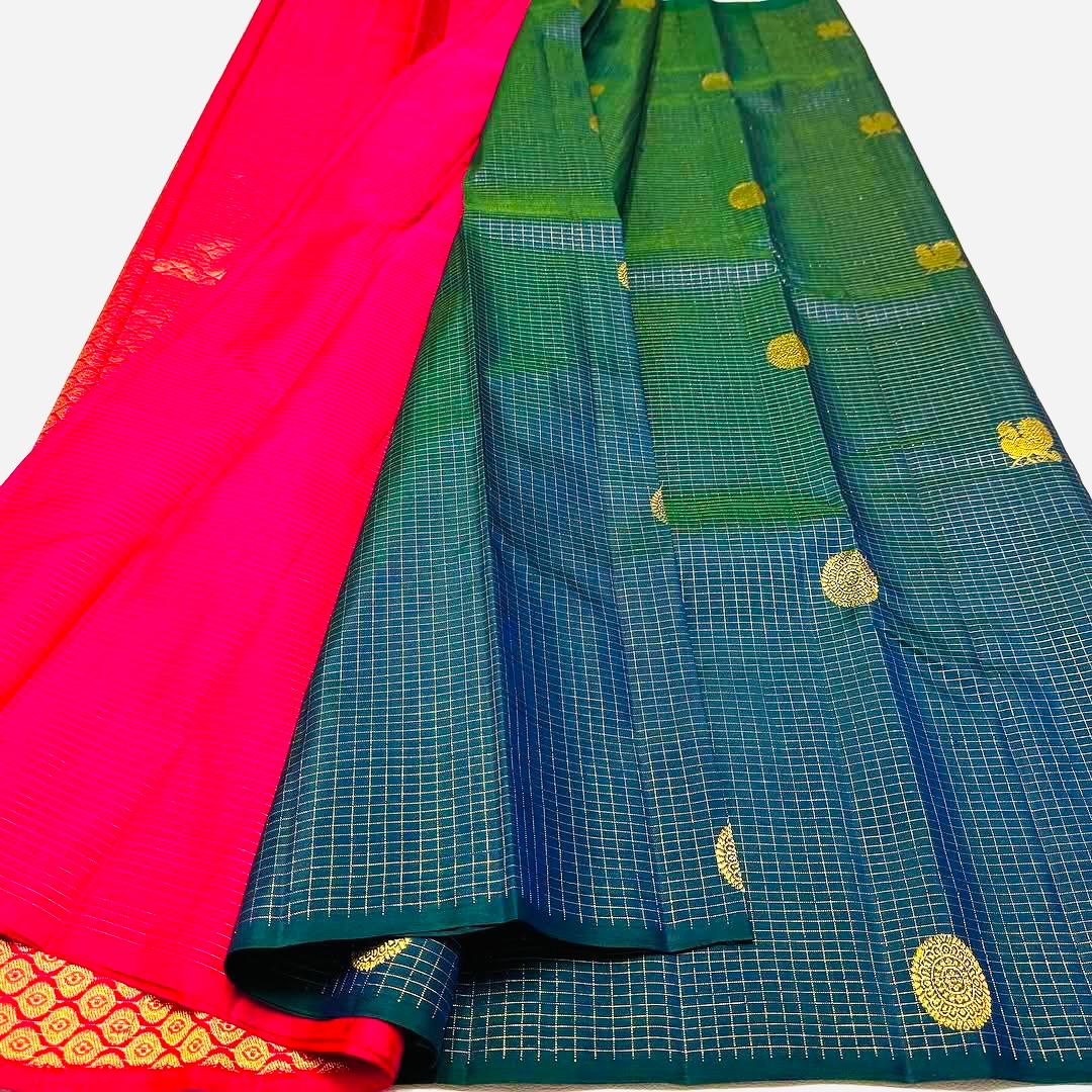 Banarasi Soft Silk Saree – Timeless Style with Copper Zari Highlights S0086