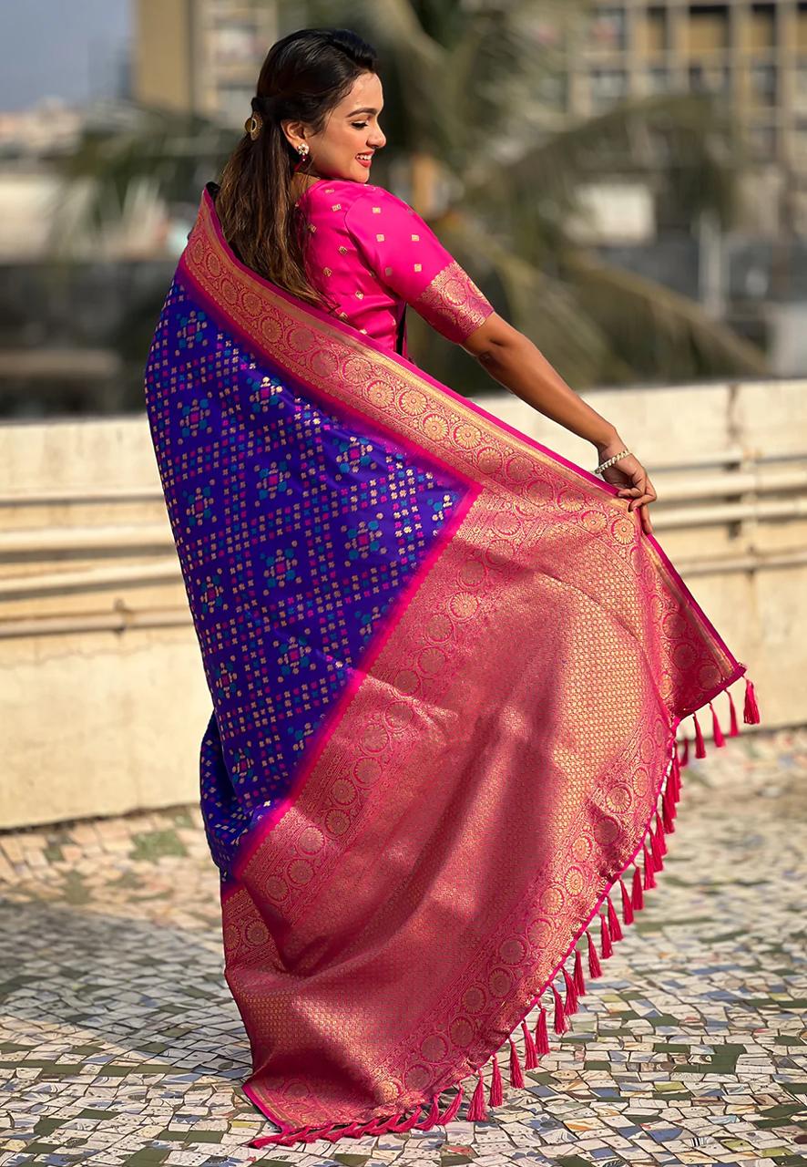 Graceful Banarasi Soft Silk Saree – Minimal Look, Luxurious Copper Zari S0088
