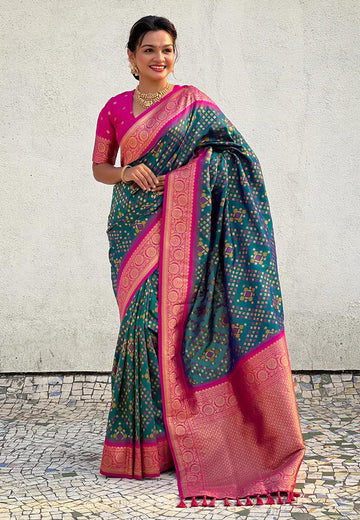 Graceful Banarasi Soft Silk Saree – Minimal Look, Luxurious Copper Zari S0092