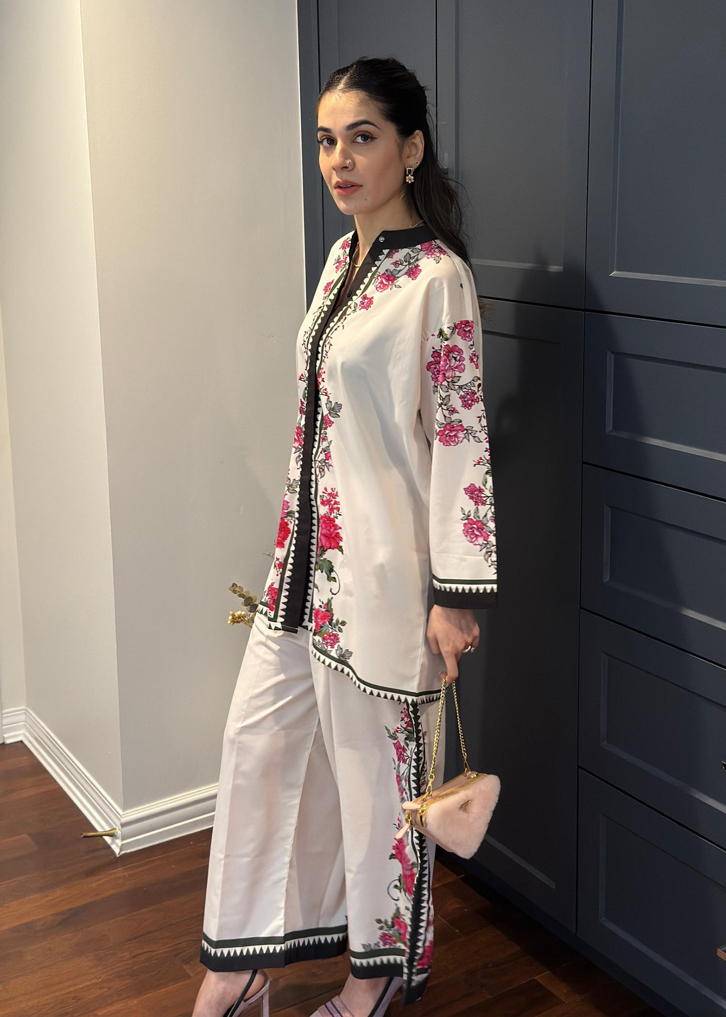 Trendy Floral Printed Co-ord Set for Women – Stylish & Comfy C022