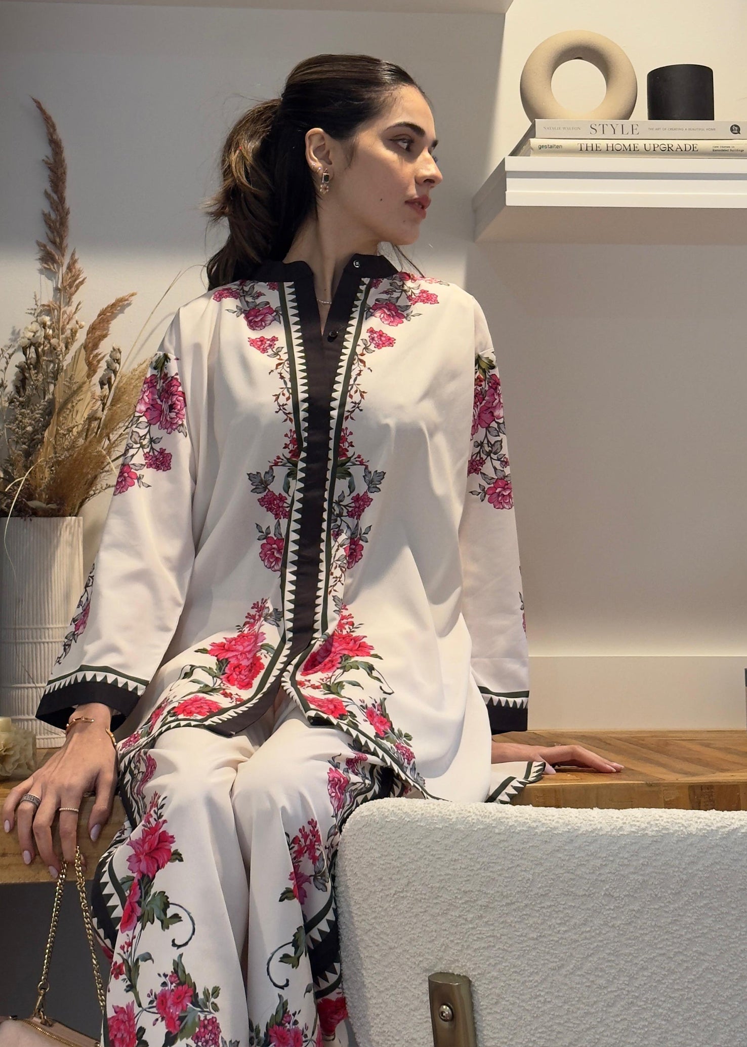 Trendy Floral Printed Co-ord Set for Women – Stylish & Comfy C022