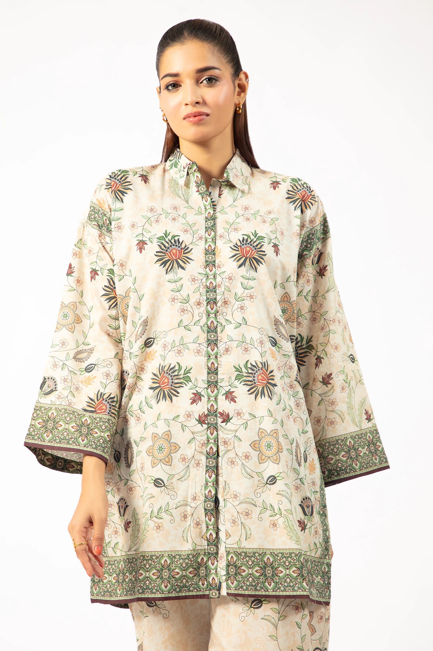 Vintage Garden Cotton Co-Ord Set –  Floral Charm - C013