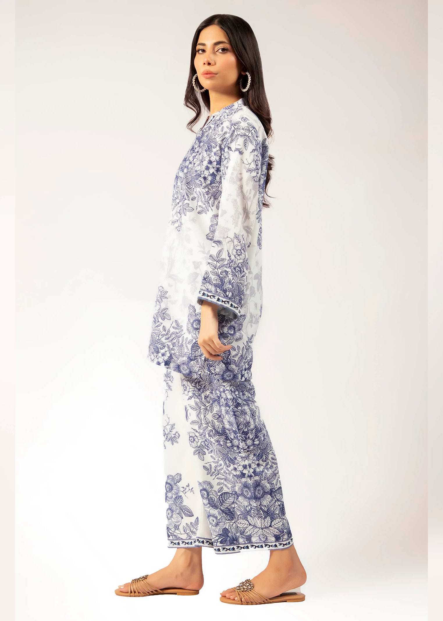 Women's Beautiful Printed Co-ord Set  - C014